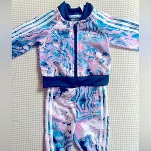 Adidas originals marble track suit